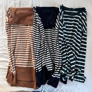 Women’s Gap Striped Turtleneck Sweaters Small XS